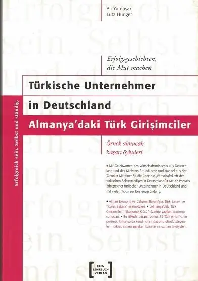 Buchumschlag: Türkische Unternehmer in Deutschland — Erfolgsgeschichten, die Mut machen